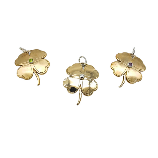 Ciondolo "Quadrifoglio" Medio Bronzo Tina Canzano Jewels