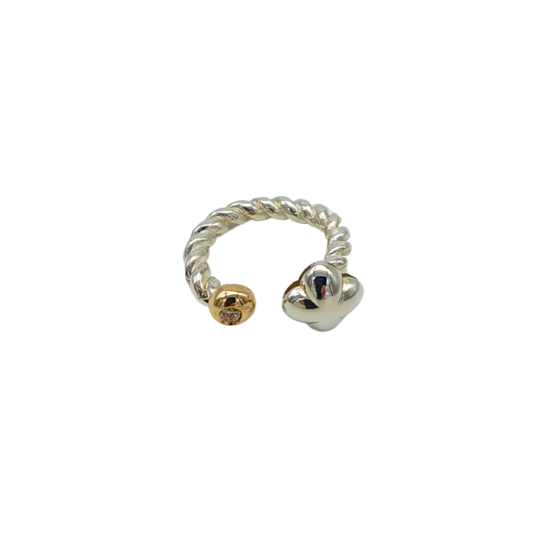 Anello "Intreccio Quadrifoglio" Tina Canzano Jewels