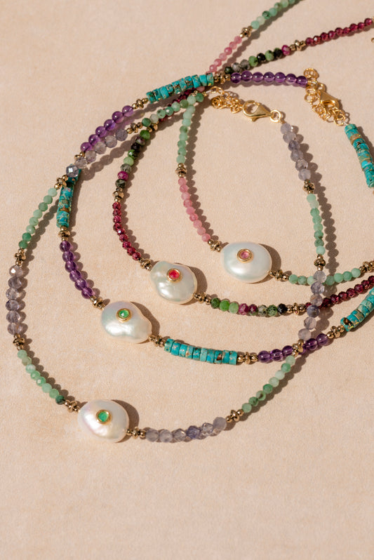 Collana/Choker "Fantasy" Perla Tina Canzano Jewels