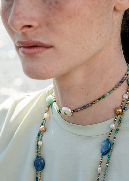 Collana/Choker "Fantasy" Perla Tina Canzano Jewels