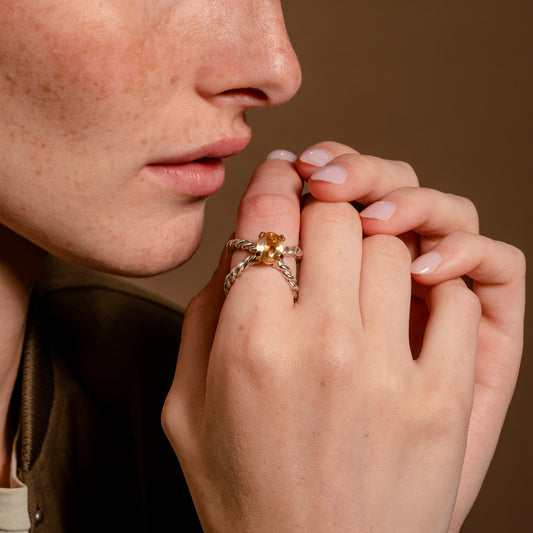 Anello "Doppi Intrecci" Tina Canzano Jewels