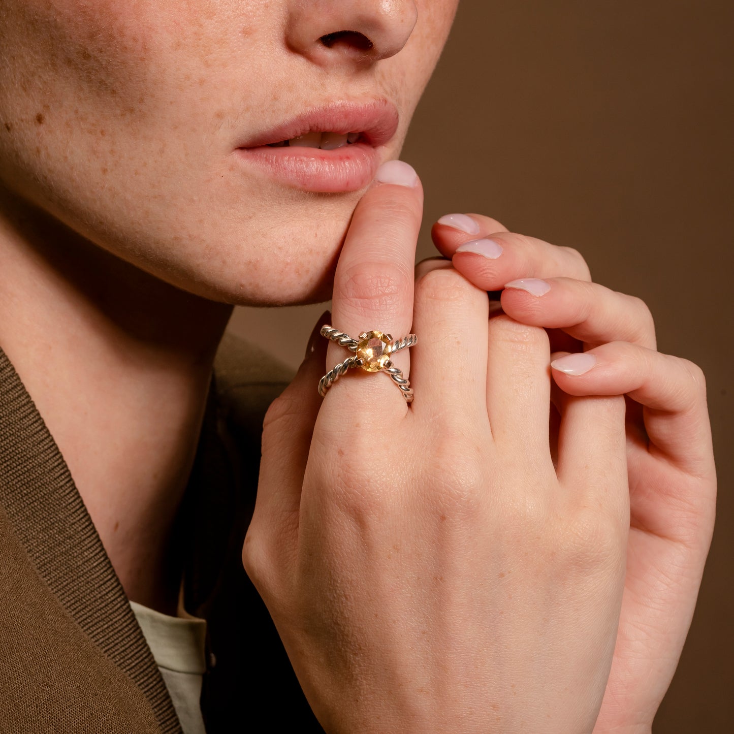 Anello "Doppi Intrecci" Tina Canzano Jewels