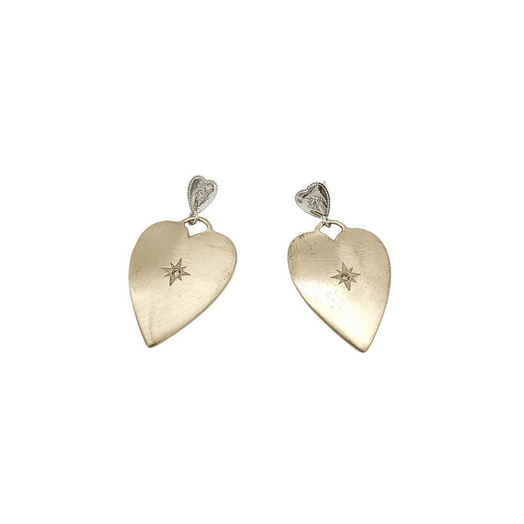 Orecchini "Cuore dei Venti" Bronzo&Argento Tina Canzano Jewels
