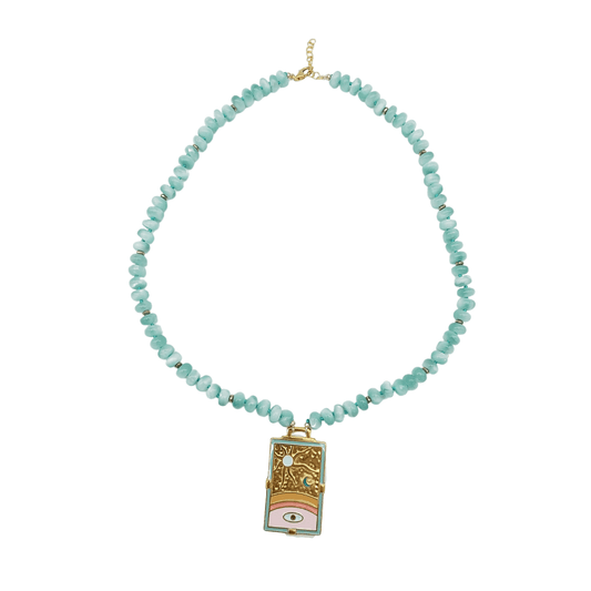 Collana "Hippie Trip" Angelite Tina Canzano Jewels