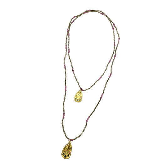 Collana "Double Pendants" Tormalina Tina Canzano Jewels