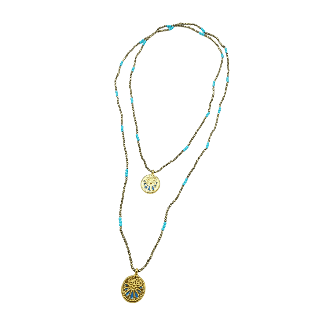 Collana "Double Pendants" Tina Canzano Jewels