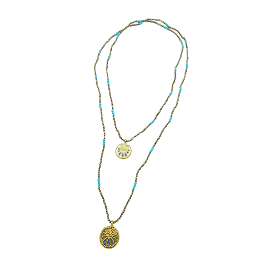 Collana "Double Pendants" Tina Canzano Jewels