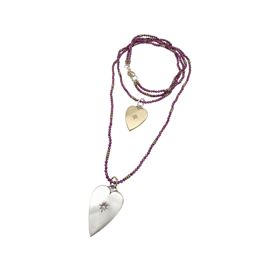 Collana " Cuore dei Venti" Rubini Tina Canzano Jewels