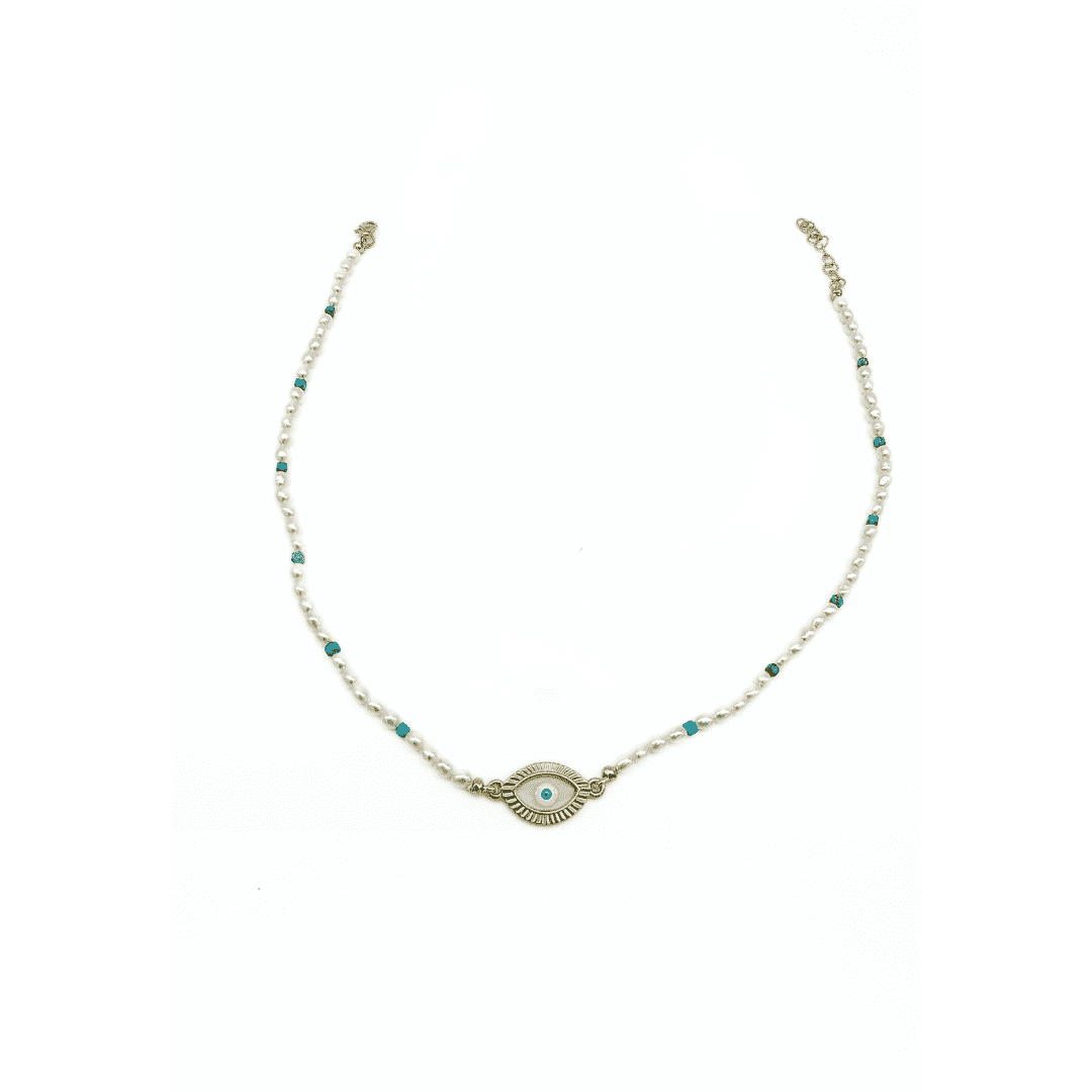Choker "Occhio Ellenico" Perle Tina Canzano Jewels