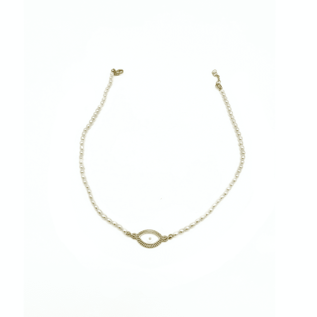 Choker "Occhio Ellenico" Perle Tina Canzano Jewels