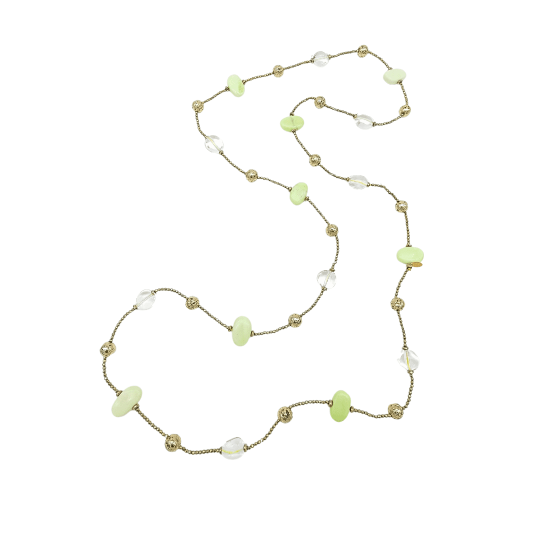 Filo Intelligente " Cristallo di Rocca & Lemon Stone" Tina Canzano Jewels