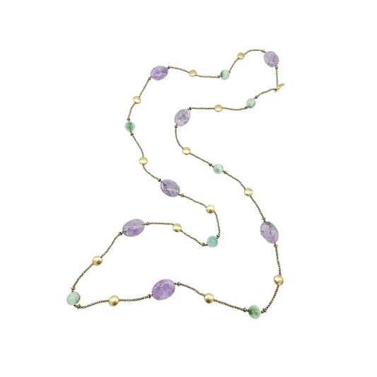 Filo Intelligente "Ametista Lavanda & Angelite" Tina Canzano Jewels