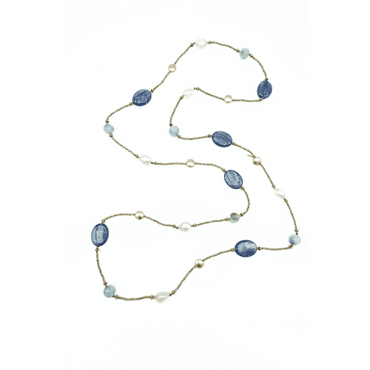 Filo Intelligente "Angelite & Kianite" Tina Canzano Jewels