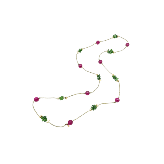 Filo Intelligente Agata Porpora & Giada Verde Tina Canzano Jewels