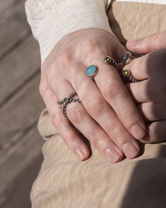 Anello "Doppi Intrecci" Tina Canzano Jewels