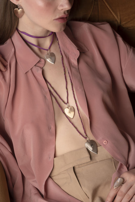 Collana " Cuore dei Venti" Rubini Tina Canzano Jewels