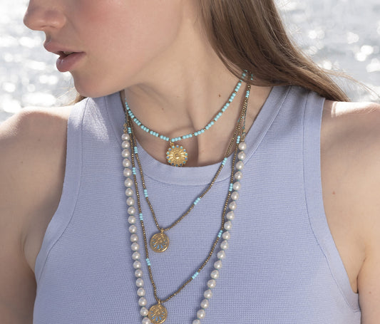 Collana "Double Pendants" Tina Canzano Jewels