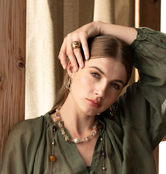 Collana "Chips Multicolor" Tina Canzano Jewels