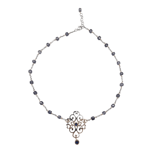 Choker "Artemisia" Iolite Tina Canzano Jewels