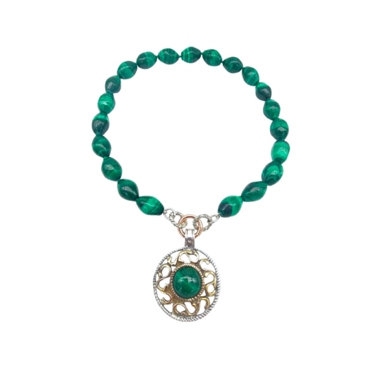 Collana "Medusa" Malachite Tina Canzano Jewels