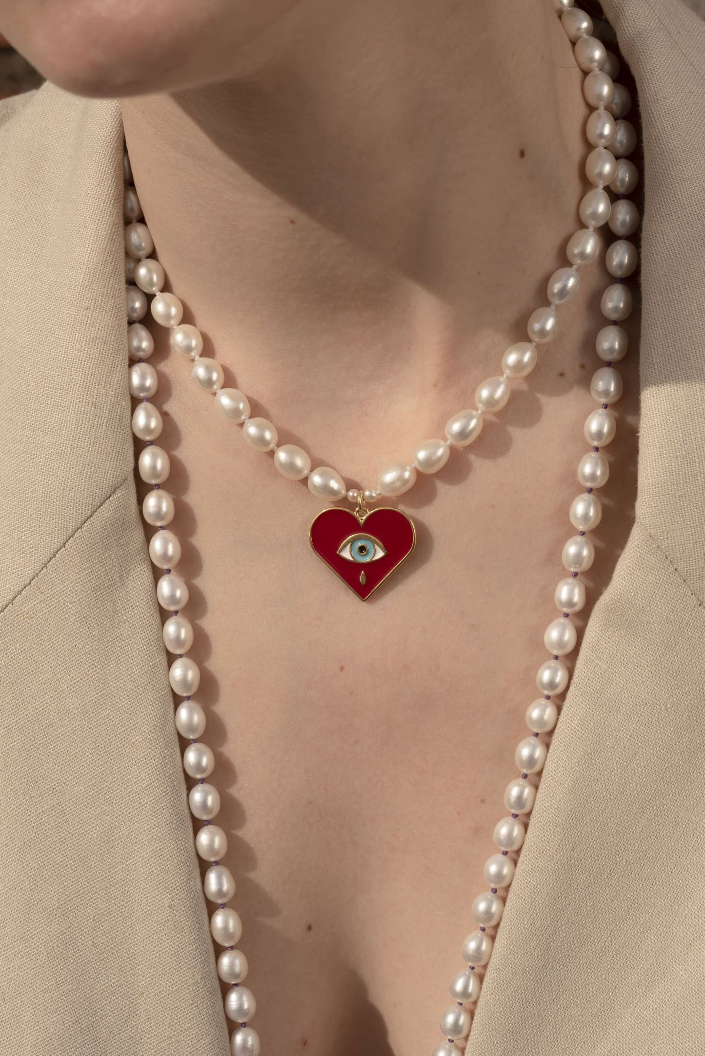 Collana "Crying Heart" Perle Tina Canzano Jewels