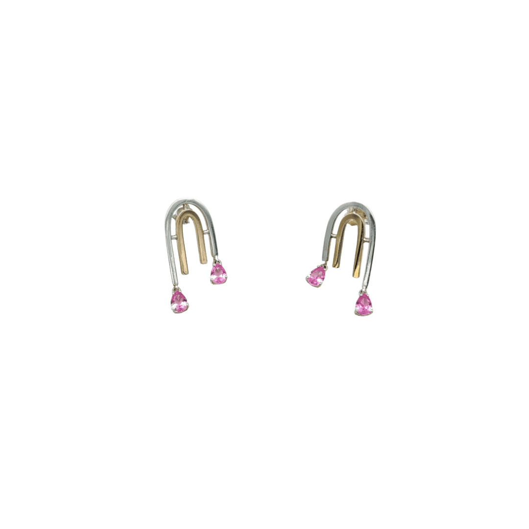 Orecchini "Rainbow" Doppio Arco Tina Canzano Jewels